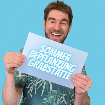 Bepflanzung Sommer Grabstätte