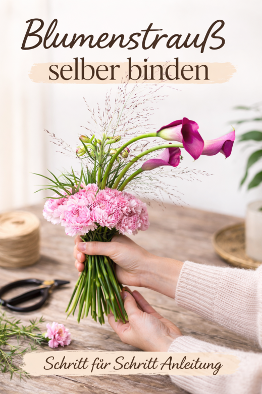 Exklusiver Blumenstrauss selber binden DIY Anleitung