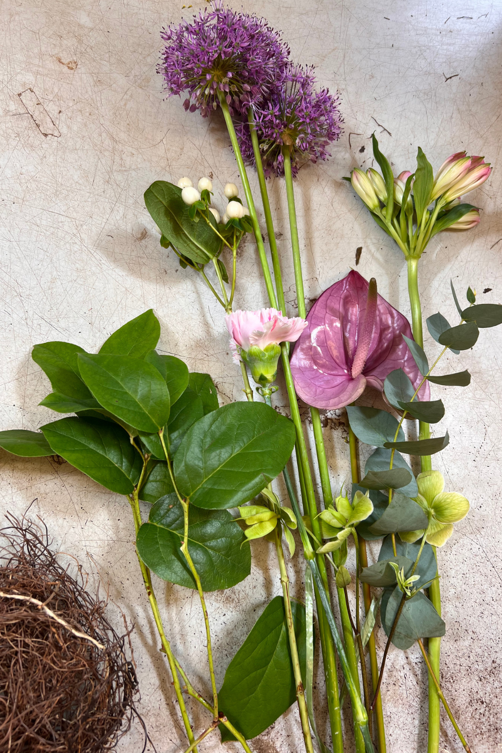 Material Liste Blumenstrauss Modern Exklusive Inspiration