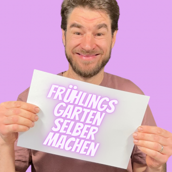 Frühlingsgarten selber machen DIY Anleitung