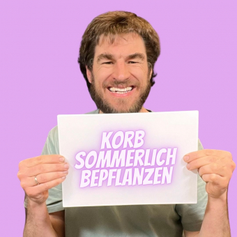 KORB Sommerlich bepflanzen