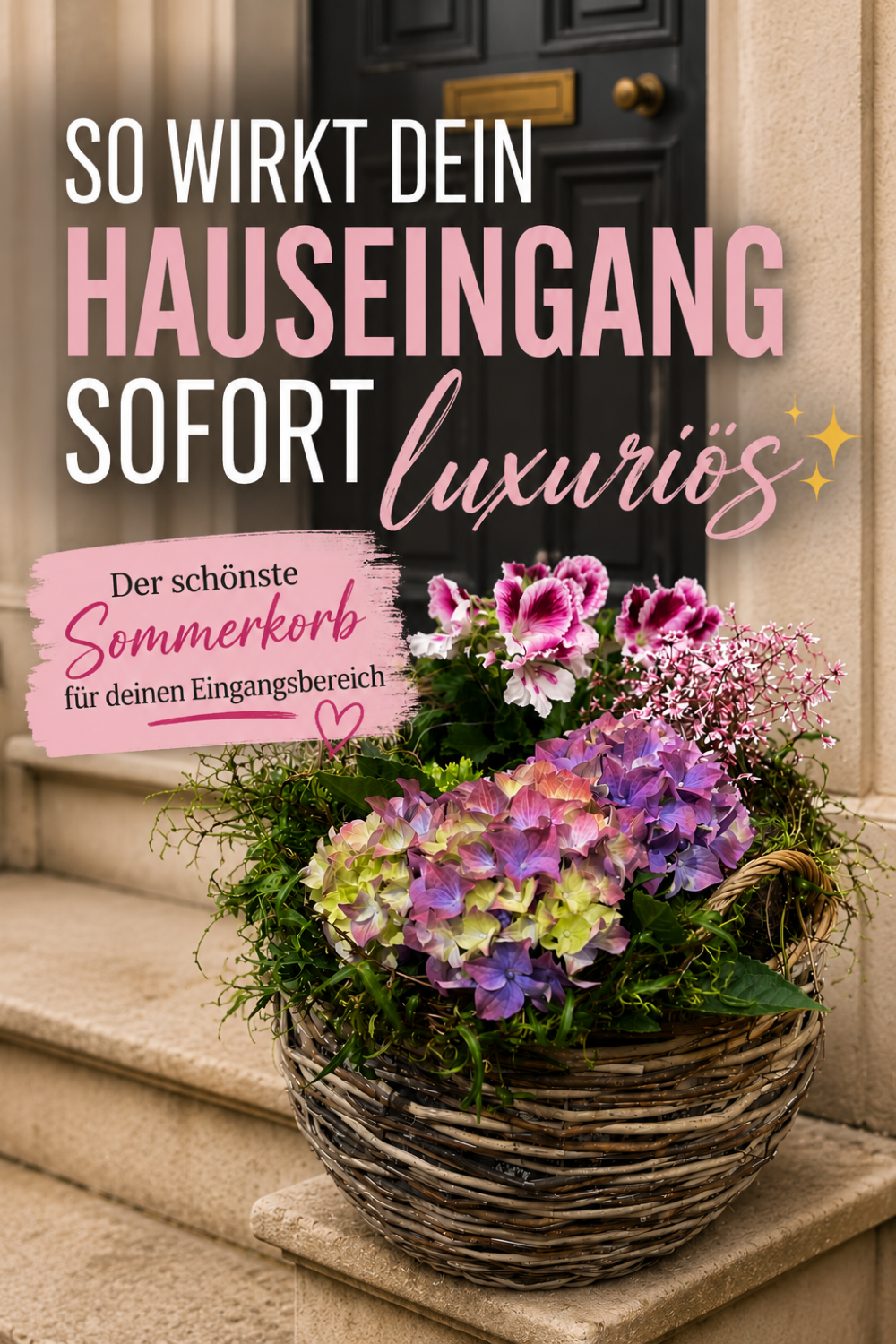 Bepflanzung für den Sommer
