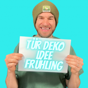 Holz herz zu Frühlings Deko umwandeln